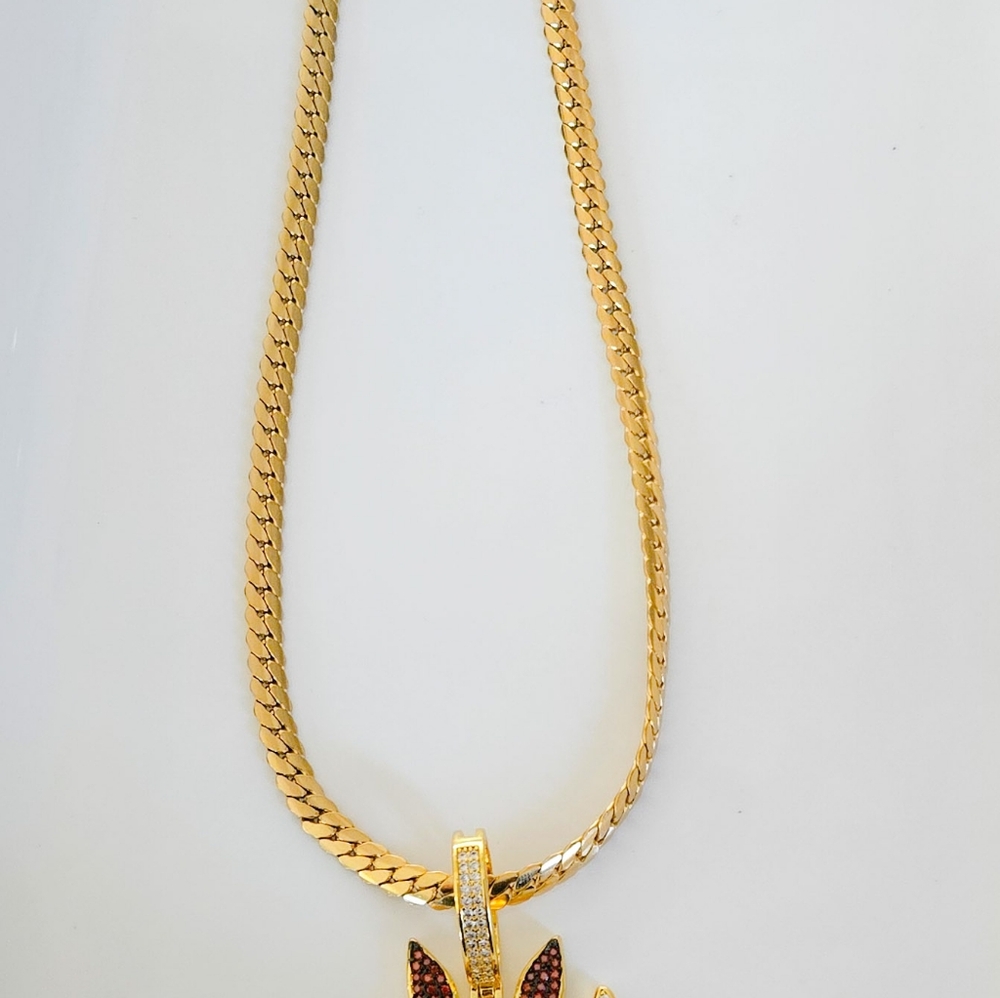 Gold plated stainless steel Powerpuff girls Necklaces - Picture 5 of 7